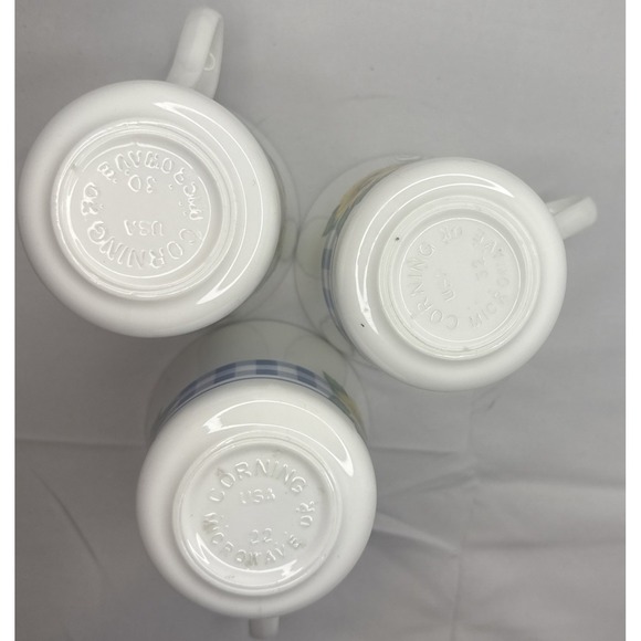 Vintage Corning Corelle Sunsations Sunflower Coffee Mug & Saucer Lot Of 3 - Picture 2 of 7